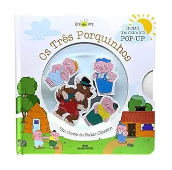 Os Três Porquinhos (livro + cenário pop-up + 4 personagens de madeira): Um Conto de Fadas Clássico: 2